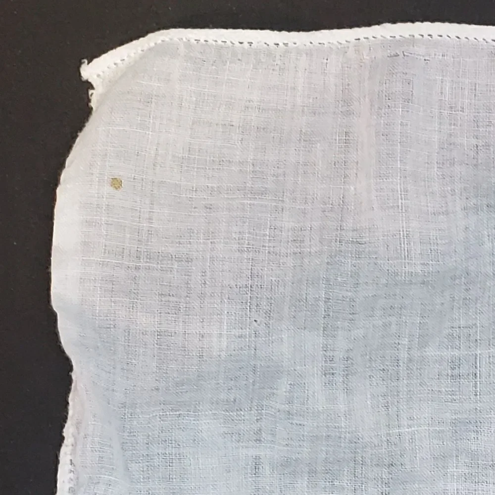 Vintage White Mother Handkerchief